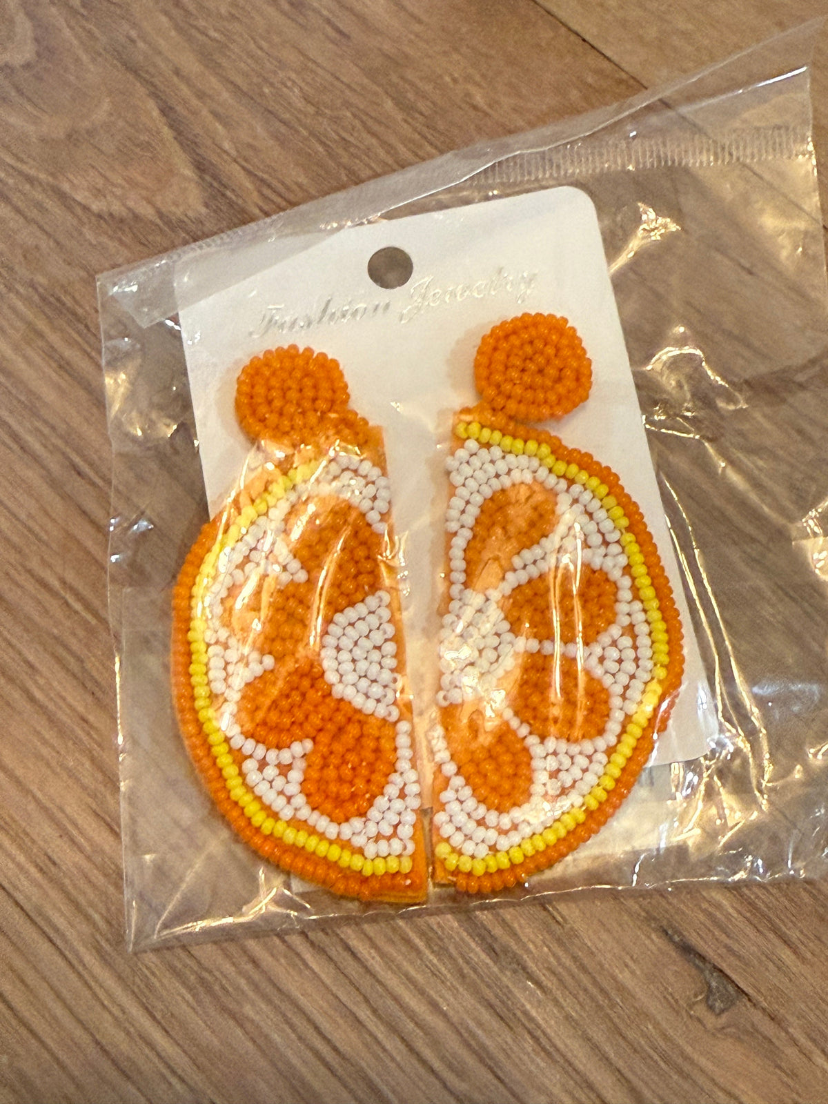 #21 • Orange Earrings • NWT