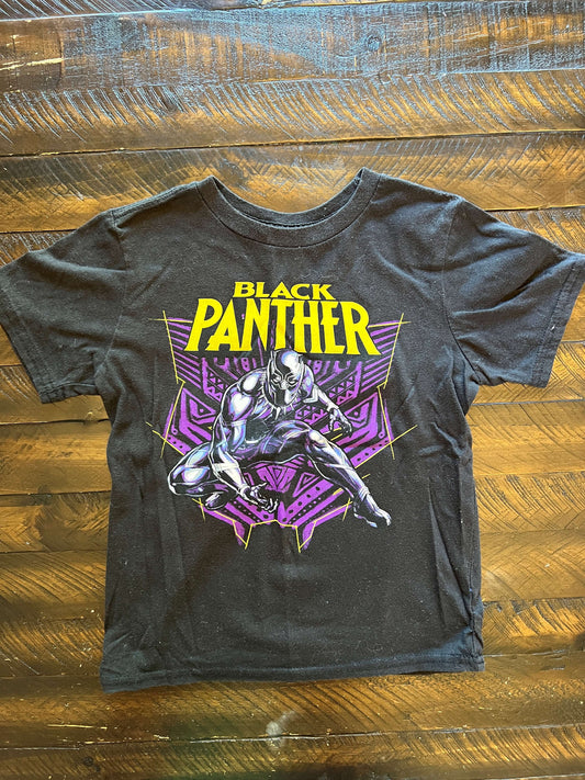 134 Marvel Boys Black Panther shirt Size S