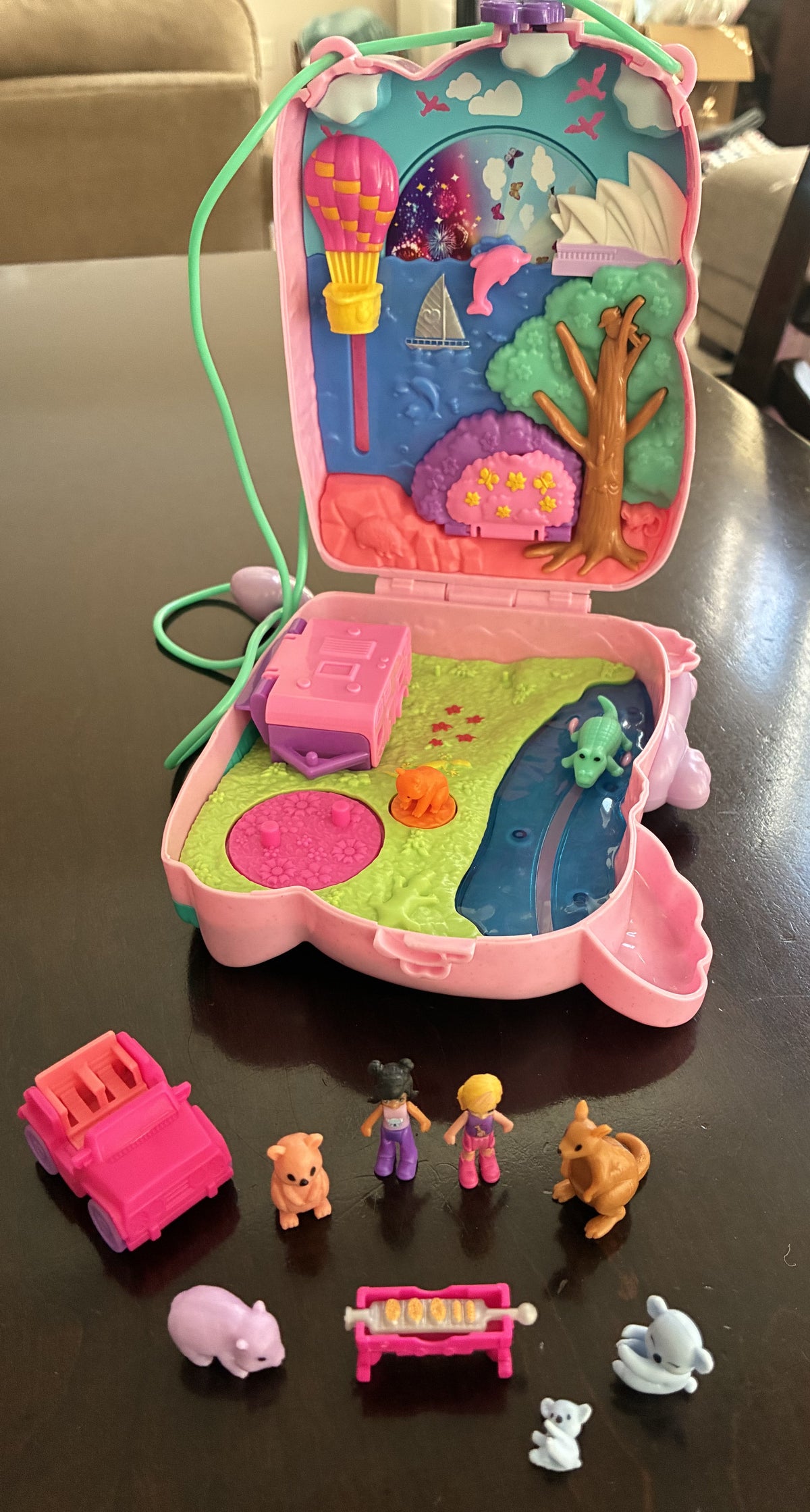 #126 Polly Pocket Koala Adventures Purse Playset