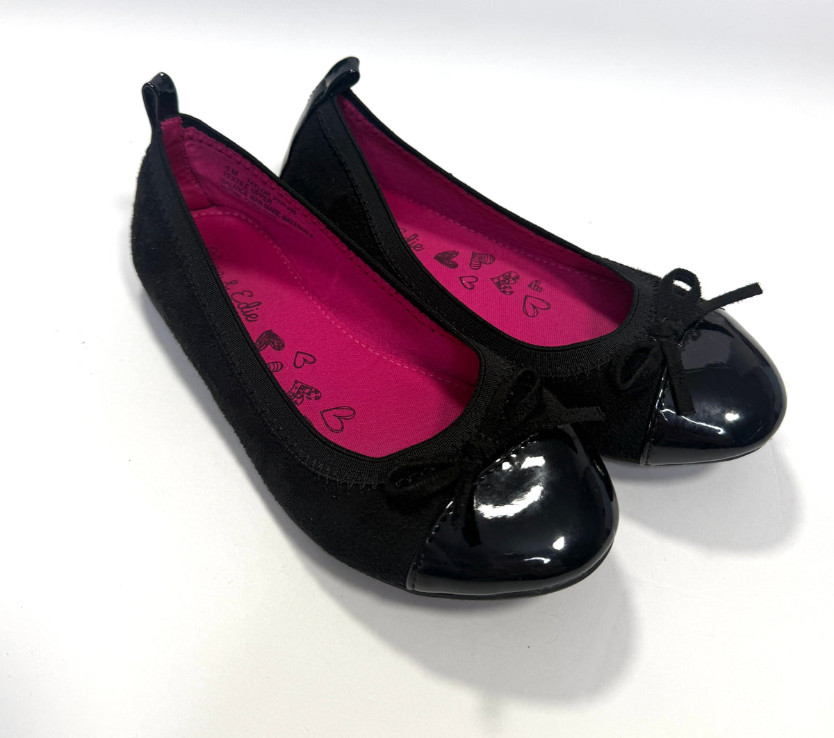 155 Girls Black Ballet Flats Size 1