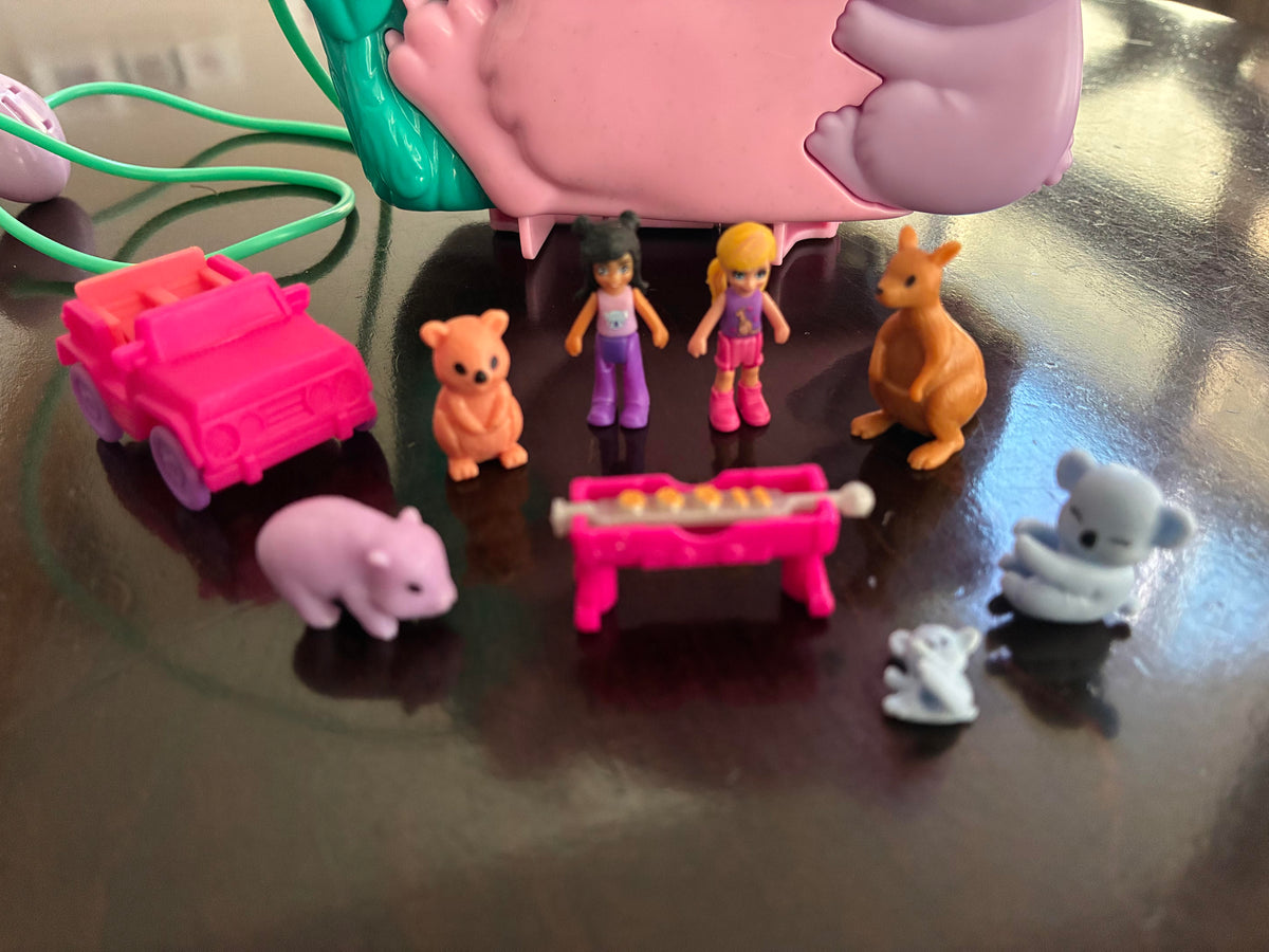 #126 Polly Pocket Koala Adventures Purse Playset