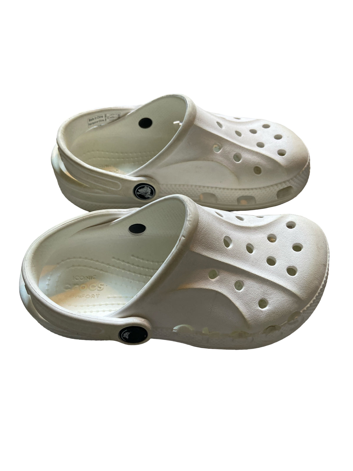 #33 Crocs Kids Baya Clog White C12