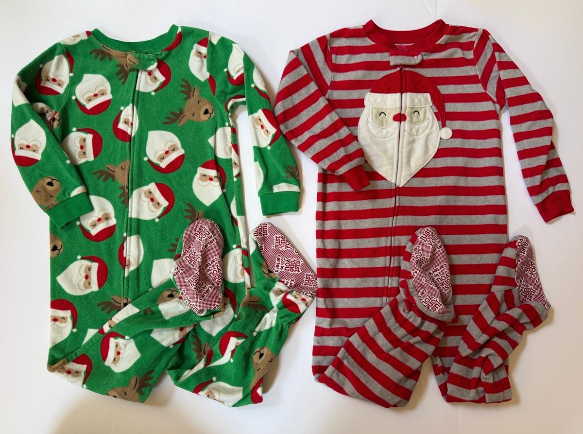 #41 |  3T Carters Just One You Christmas Pajamas Footed Sleeper, boy or girl