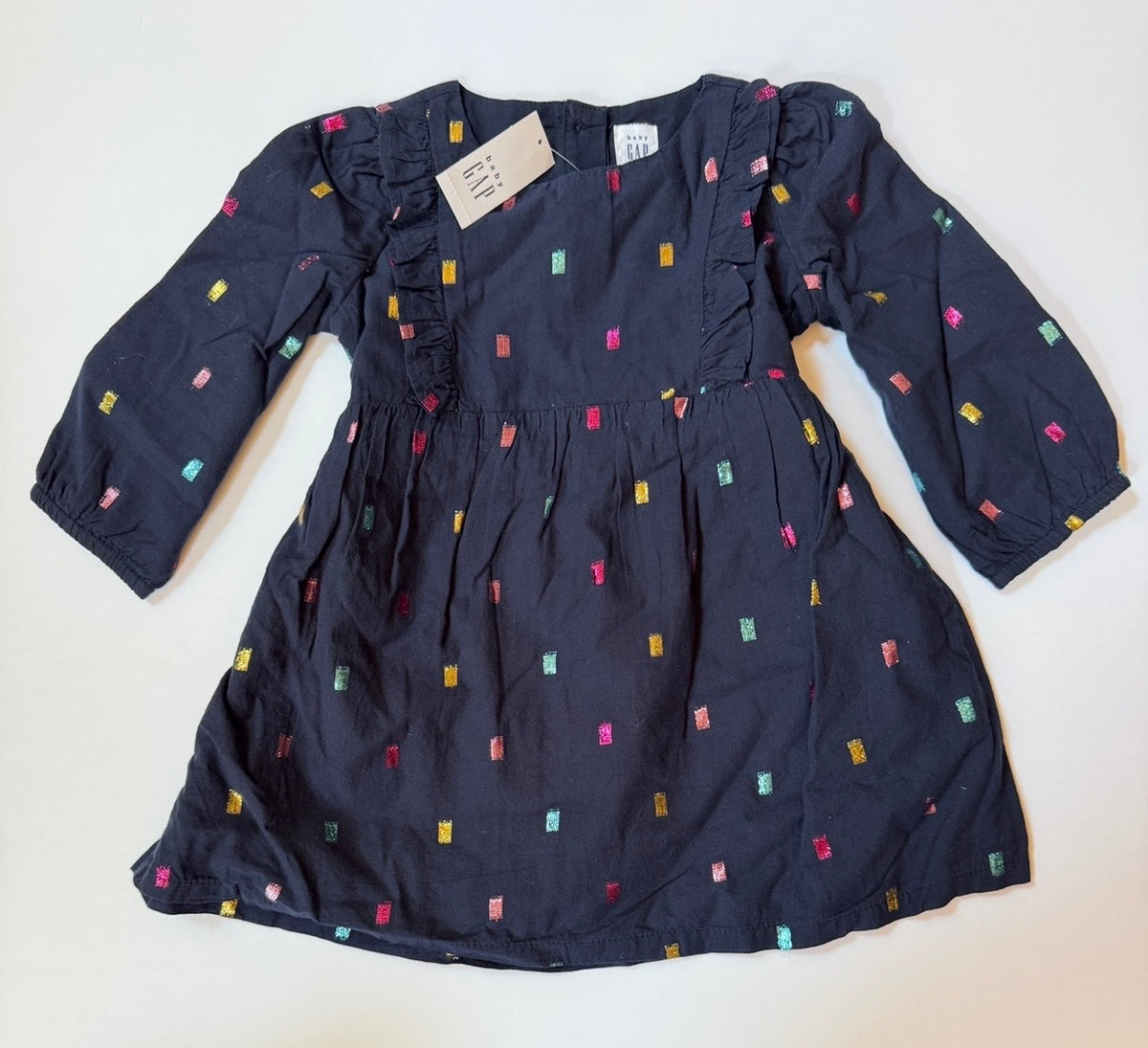 #41 |  2T NWT Baby Gap Dress with embroidery, girls