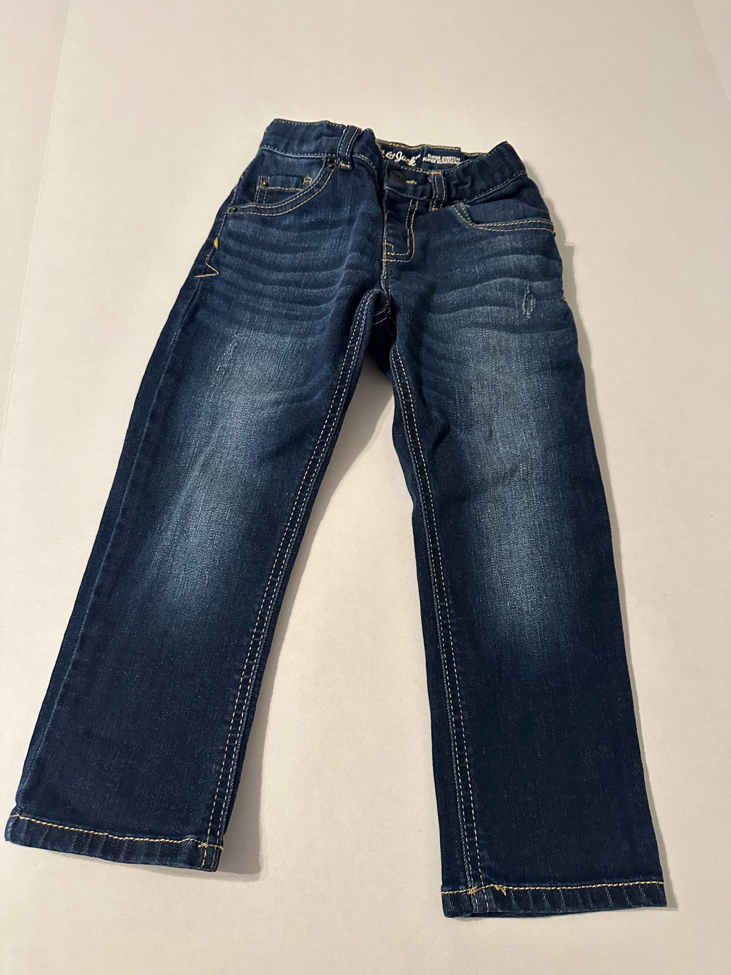 #160 Boys 4T Cat and Jack adjustable waistband jeans