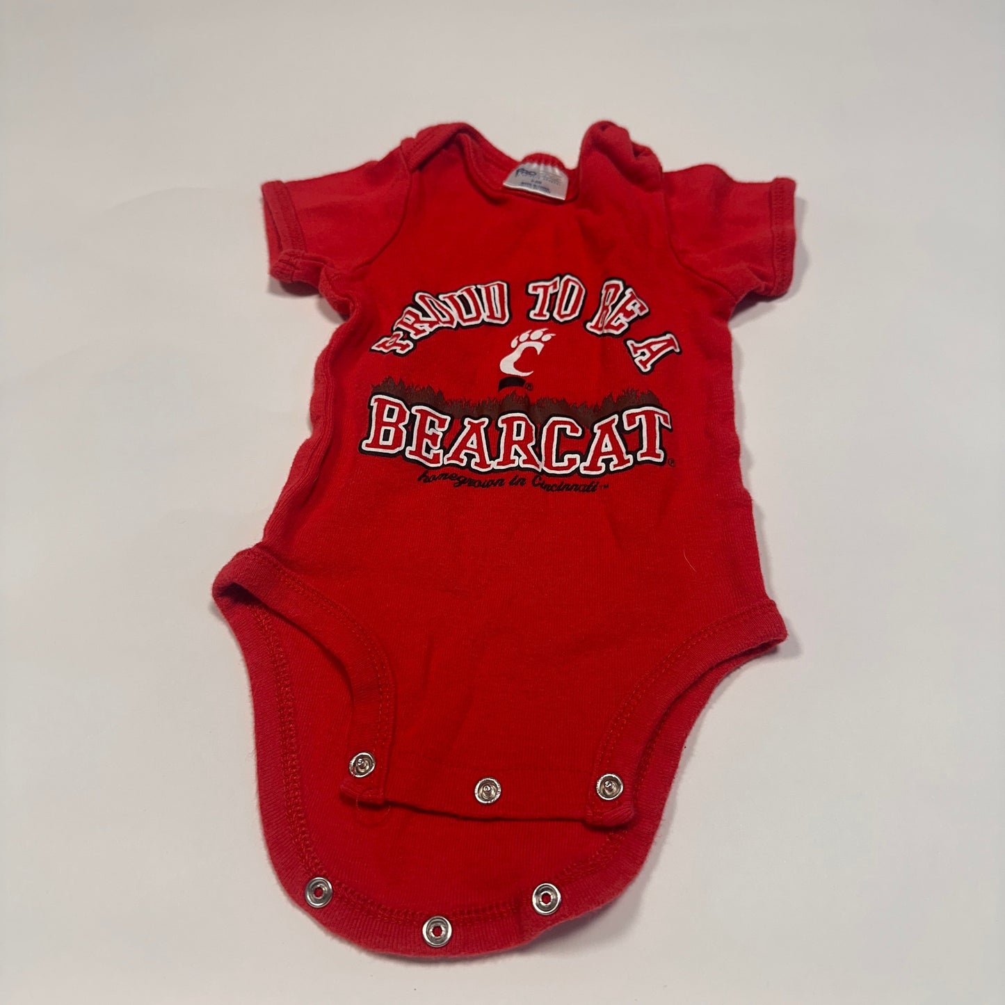 #4 UC Bearcat Onesie Size 0-3month