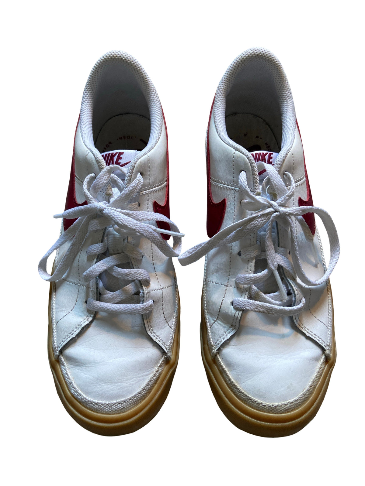 #33 Nike Court Legacy Maroon/White Boys Shoes 6Y