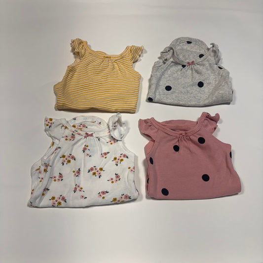 #4 carter newborn girl bodysuit