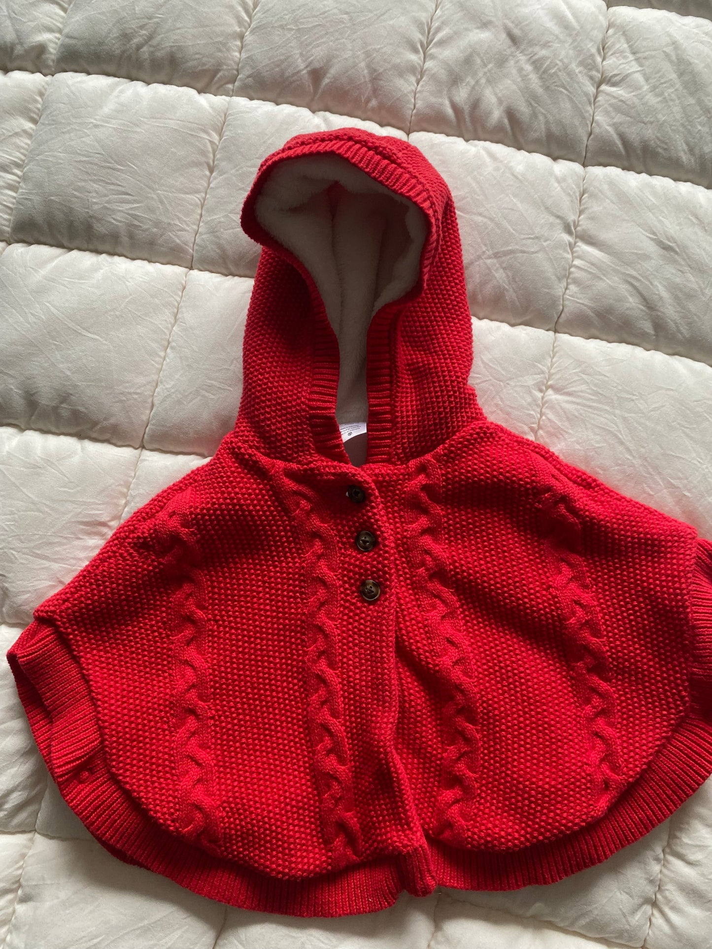 Seller 64 Carter's girls 18 mo red poncho