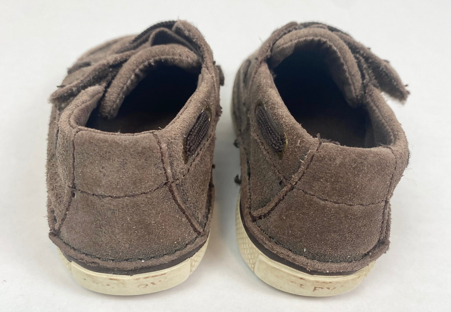 Shoes Toddler Sz 6 Sperry Brown Top Siders w/ velcro strap