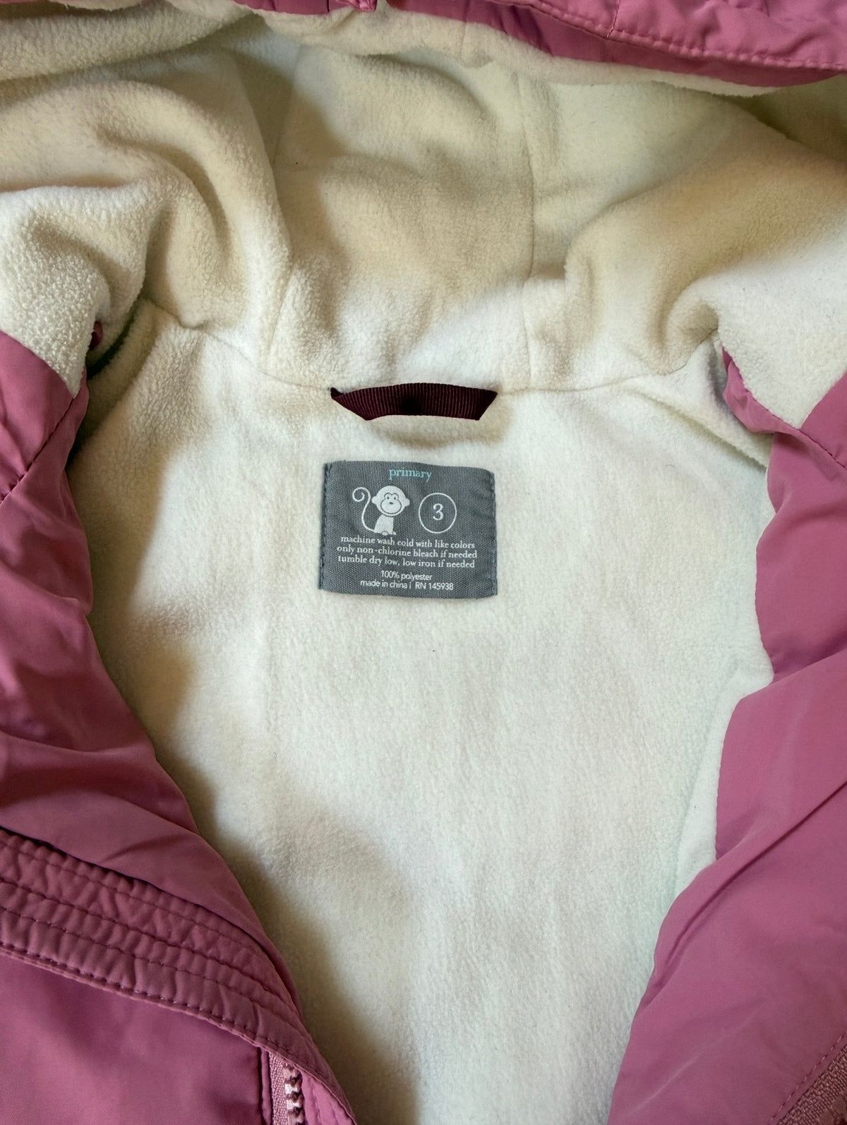 #41 |  3T Primary Fleece Lined Puffer Coat, girls