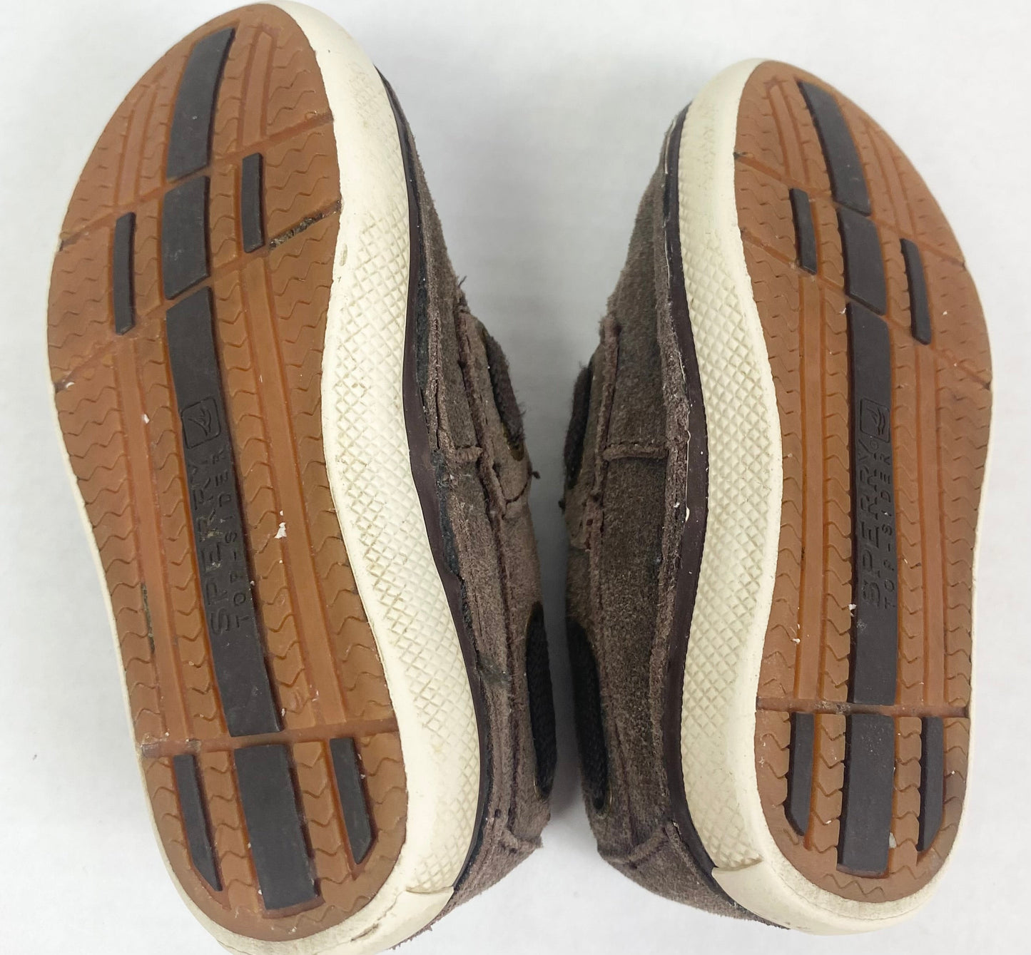 Shoes Toddler Sz 6 Sperry Brown Top Siders w/ velcro strap