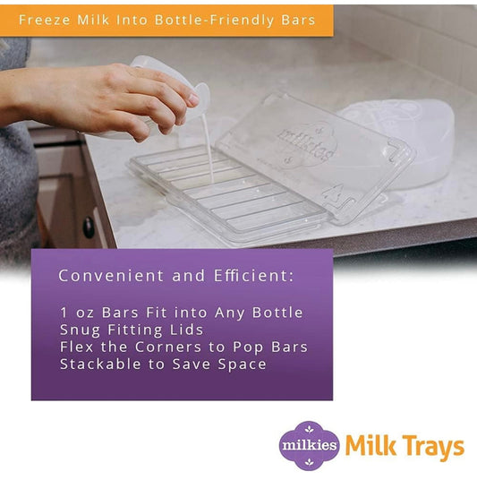 #132 - REDUCED - Milkies: Milk & Food Trays with Lids, Set of 2