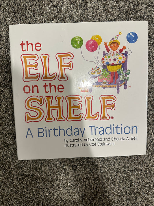 #81b Elf on the Shelf Birthday Book Only