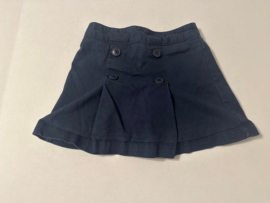 #160 Girls size S (6/7) - fits more like size 5- Old Navy school uniform navy blue skort (2 of 2)