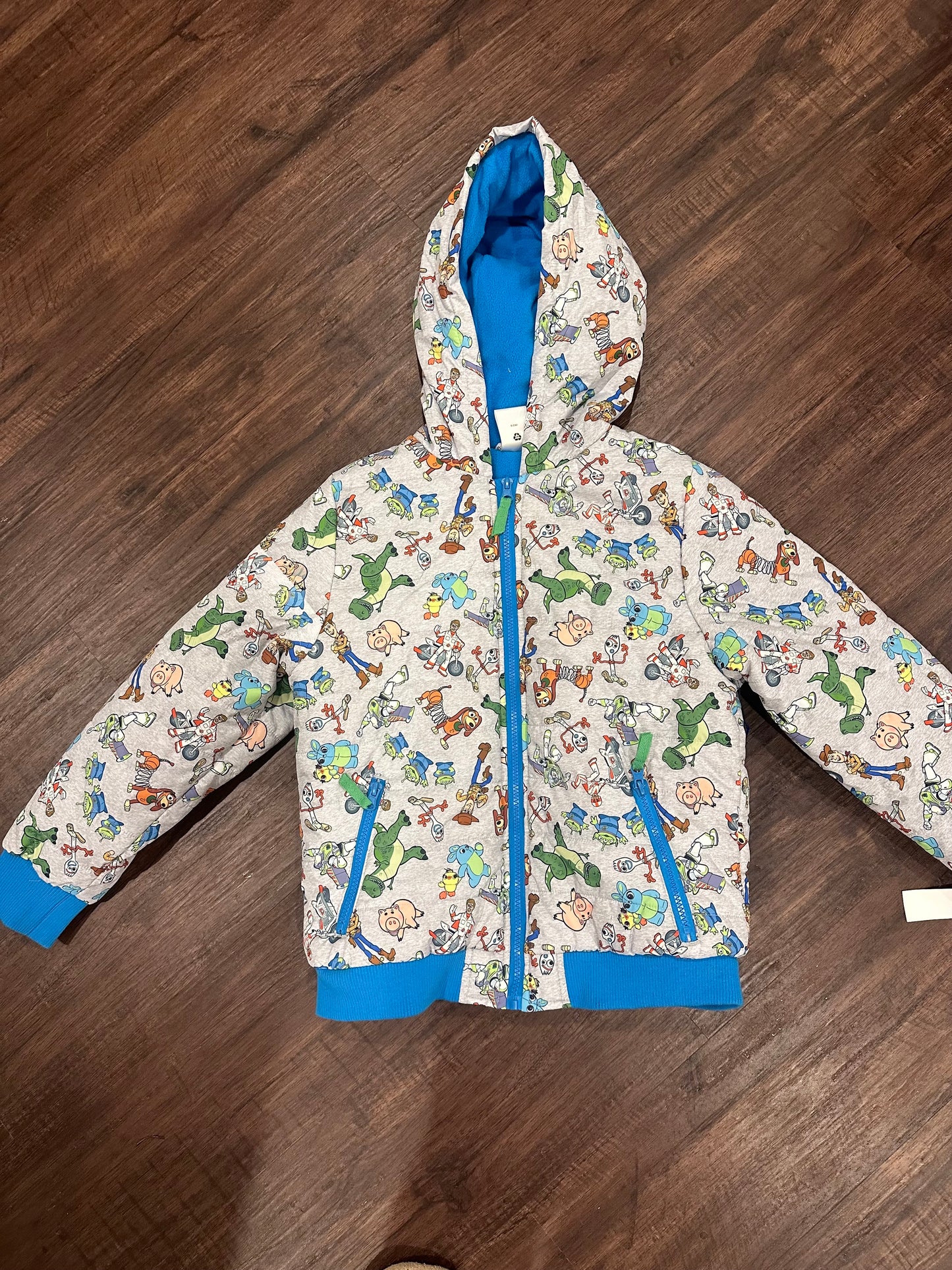 #81b Disney Toy Story size 9/10 boys coat- nwt