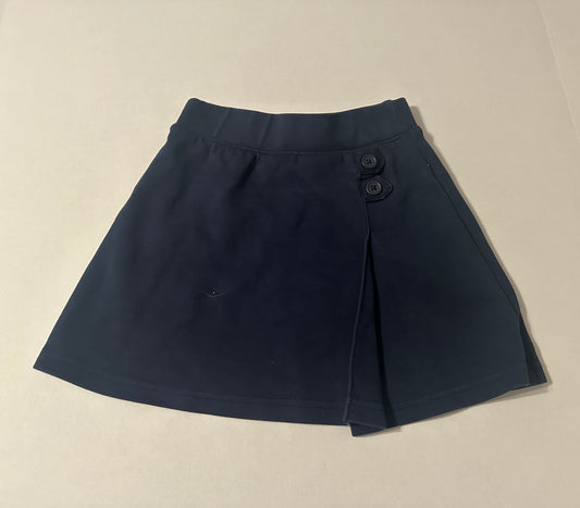 #160 Girls size XS (4/5) Cat and Jack navy blue school uniform skort