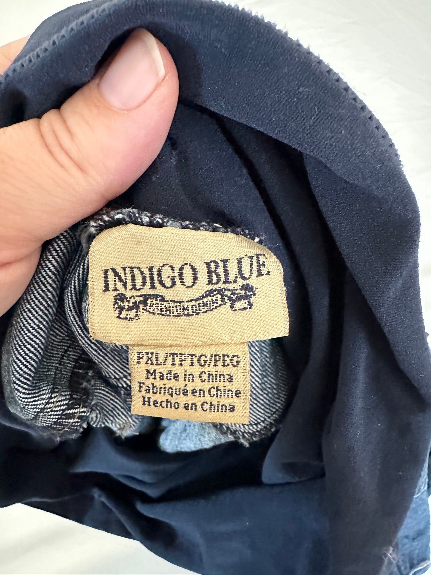 Maternity Petite XL Indigo Blue Jeans pick up 45245