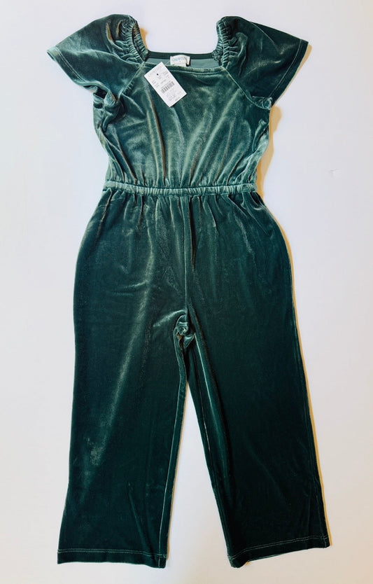 #41 |  (5) NWT (Orig $89) Crewcuts Green Jumpsuit, girls so adorable and perfect for Christmas!