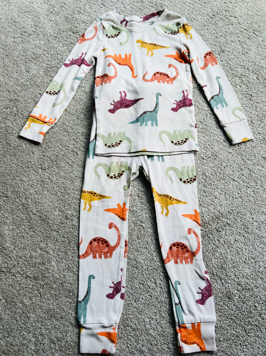 #68 Boys Old Navy Dino PJs, 3T, VGUC