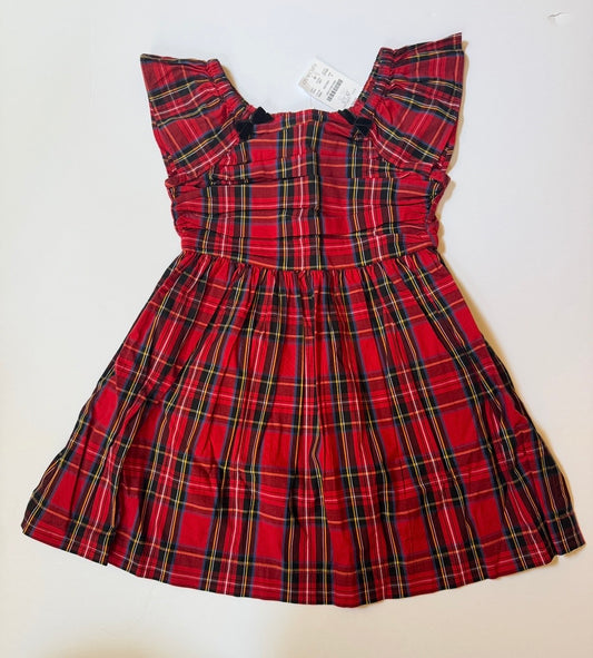 #41 |  (5) NWT (Orig $89) Crewcuts Plaid Dress, girls perfect for Christmas!