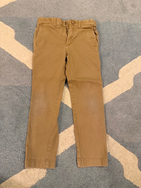 Seller #97 Boys Crewcuts Size 6 Tan Stretch Chinos