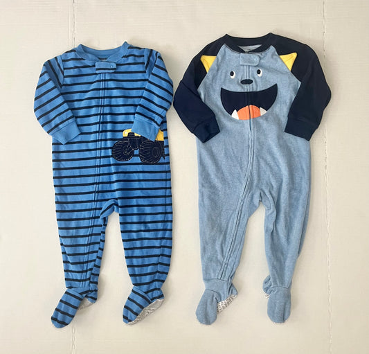 Boys 12MO Carter's Fleece PJs 2-Pack