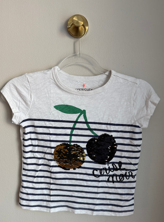 Seller #156_Crewcuts Flippy Sequin SS Graphic Tee Girls size M 8-9