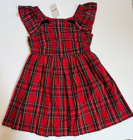 #41 |  (6) NWT (orig 89) Crewcuts Plaid Dress, girls perfect for Christmas!