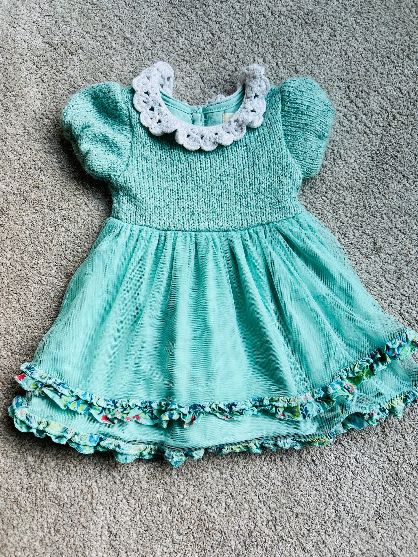 #68 Matilda Jane girls dress, 6-12 mos, VGUC