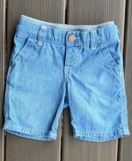 #28 Baby Gap Boys Chambray Shorts Size 12-18m
