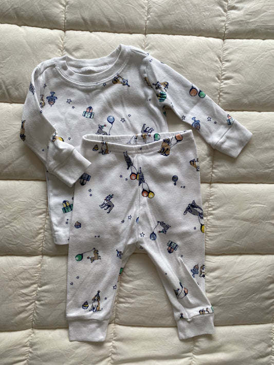 Seller 64 Janie and Jack GN 6-12 mo birthday dog pajamas