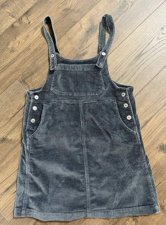 137 American Eagle grey corduroy overall skirt size XS BNWOT