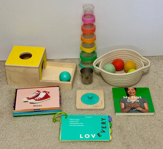 #132 - REDUCED - Complete Lovevery: 7-8M “The Inspector” Play Kit + Book Bundle- SEE ADDITIONAL PHOTOS FOR ALL ITEMS INCLUDED