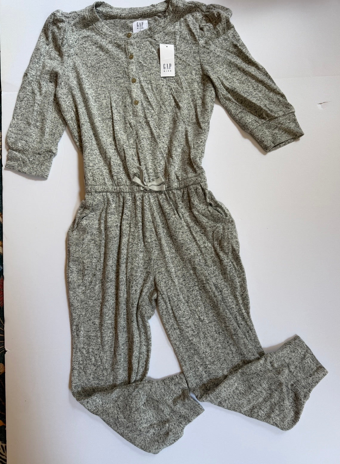 #41 |  6/7(S) NWT (orig $50) GAP Knit Jumpsuit SOOOO SOFT and COMFY!!! girls