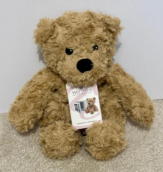 #132 - REDUCED - Warmies: Warm/Weighted/Lavendar-Scented Brown Curly Bear - NWT