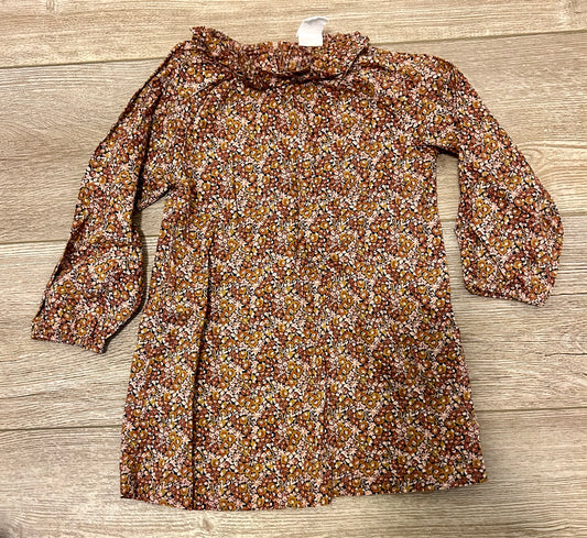 H&M 12-18m Ruffle Collar Floral Dress (has buttons all the way up the back)