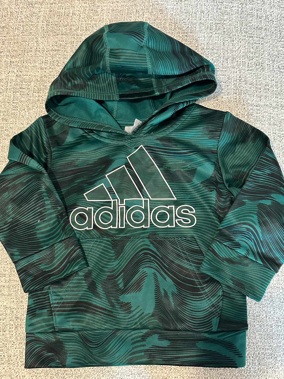 #48 Adidas Green Hoodie 2T