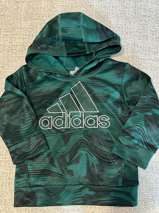 #48 Adidas Green Hoodie 2T