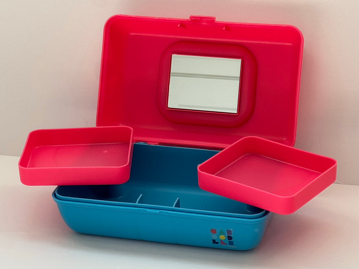 #82 Caboodles Pink and Blue Organizer