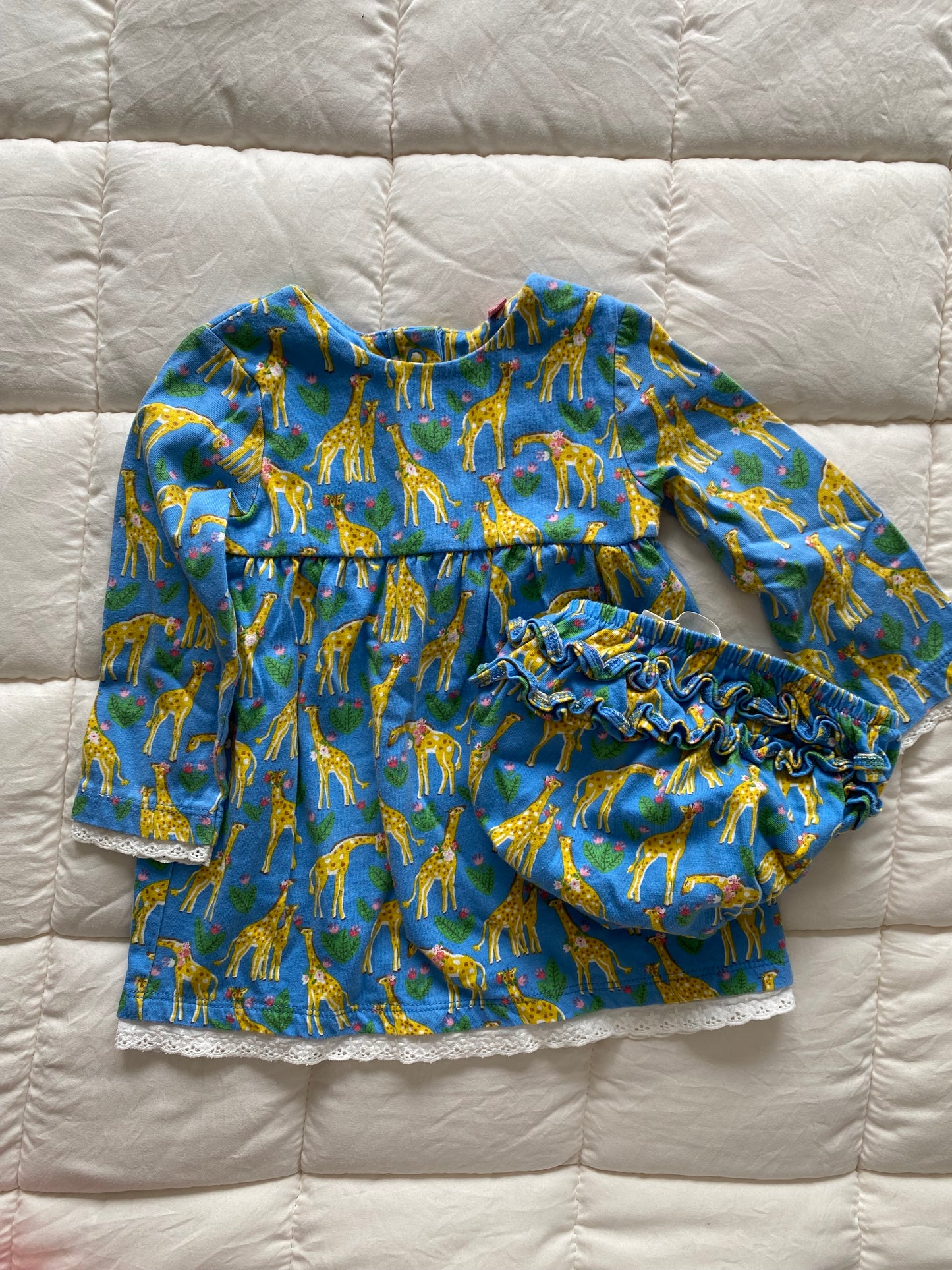 Seller 64 Janie and Jack girls 3-6 mo dress with diaper cover