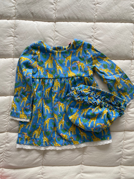 Seller 64 Janie and Jack girls 3-6 mo dress with diaper cover