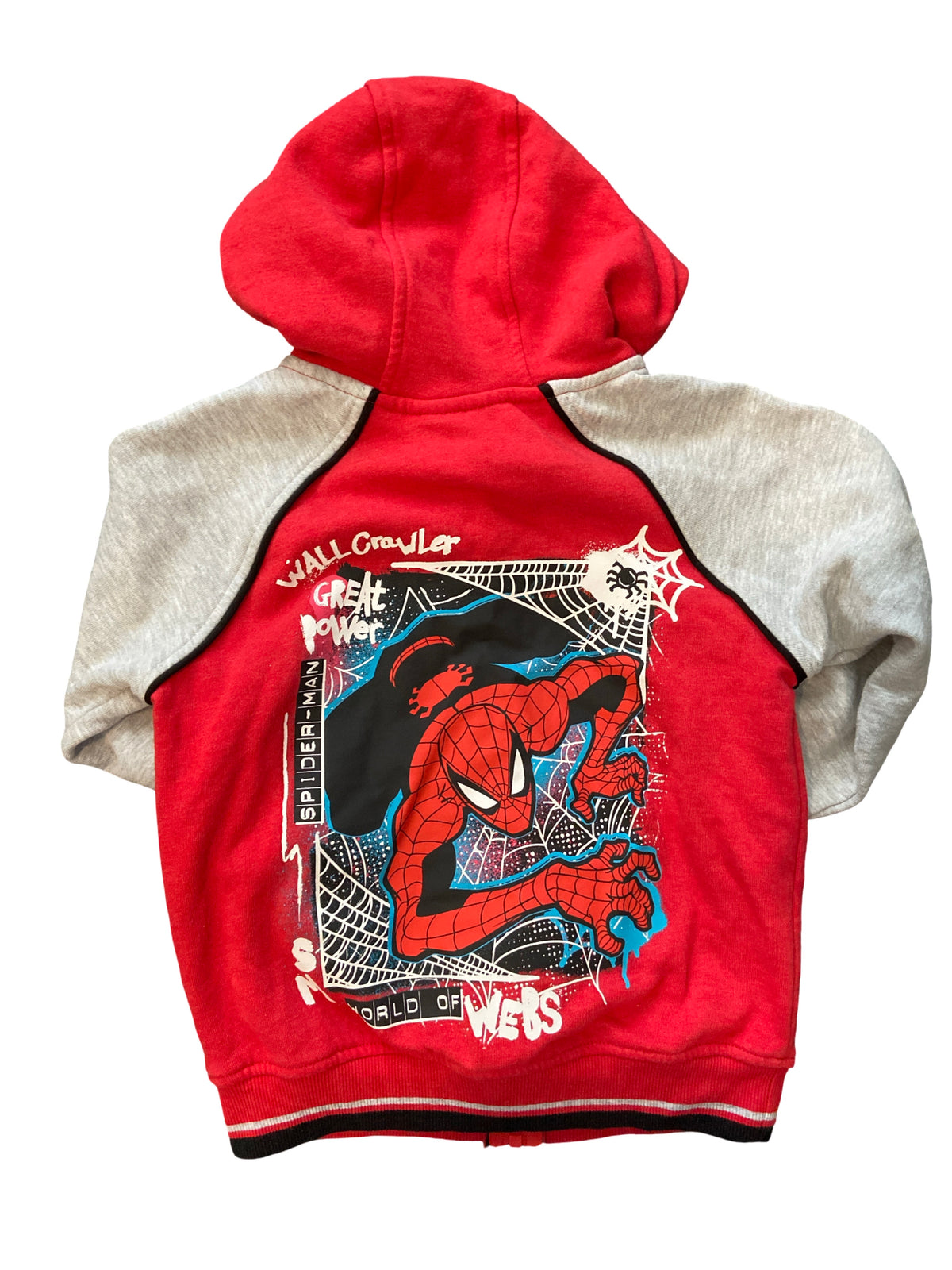 #33 Spider-Man Hooded Sweatshirt Boys 6