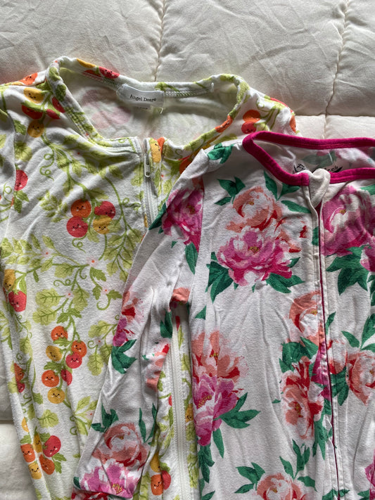 Seller 64 girls 18-24 mo set of 2 soft pajamas