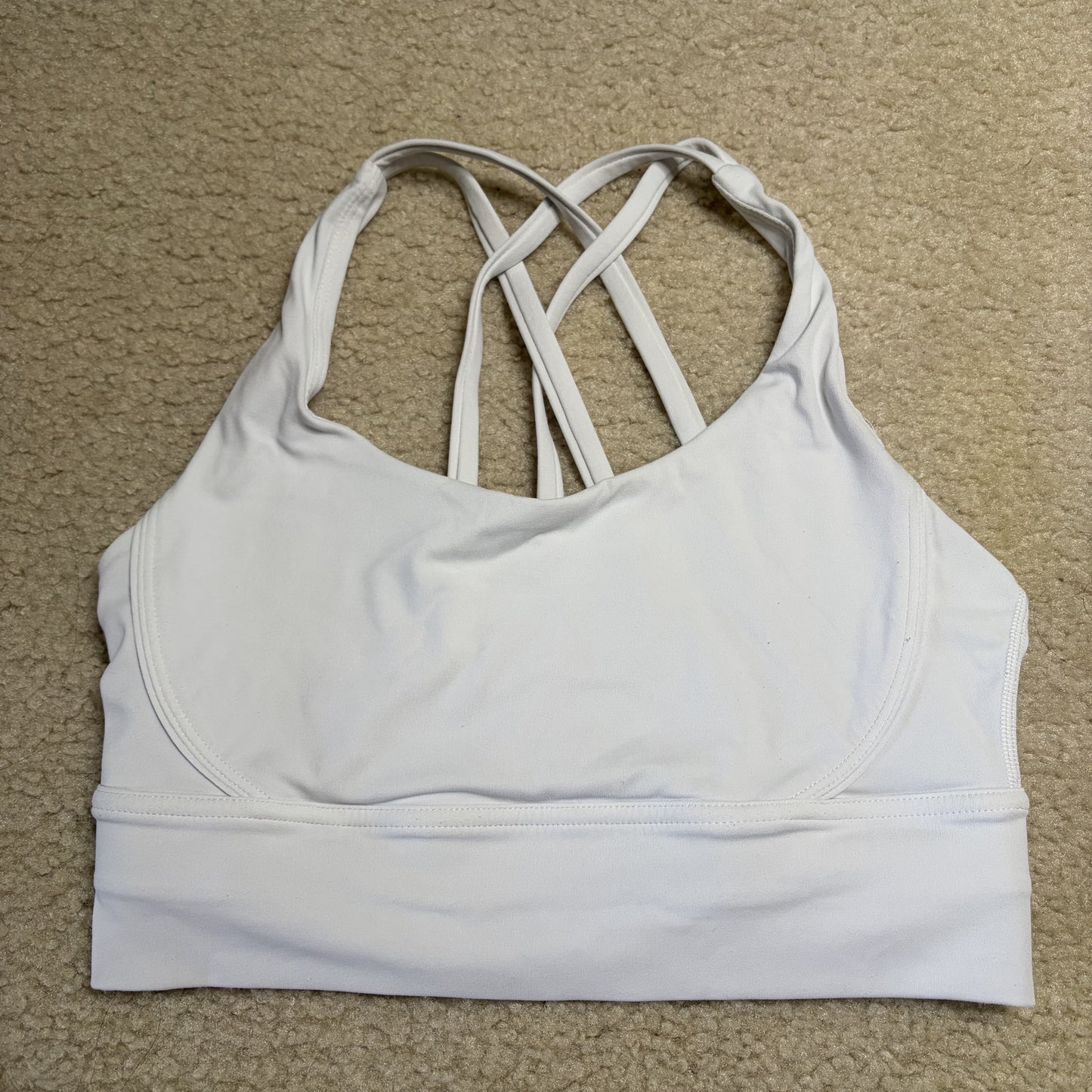 Womens Size Small White Sports Bra