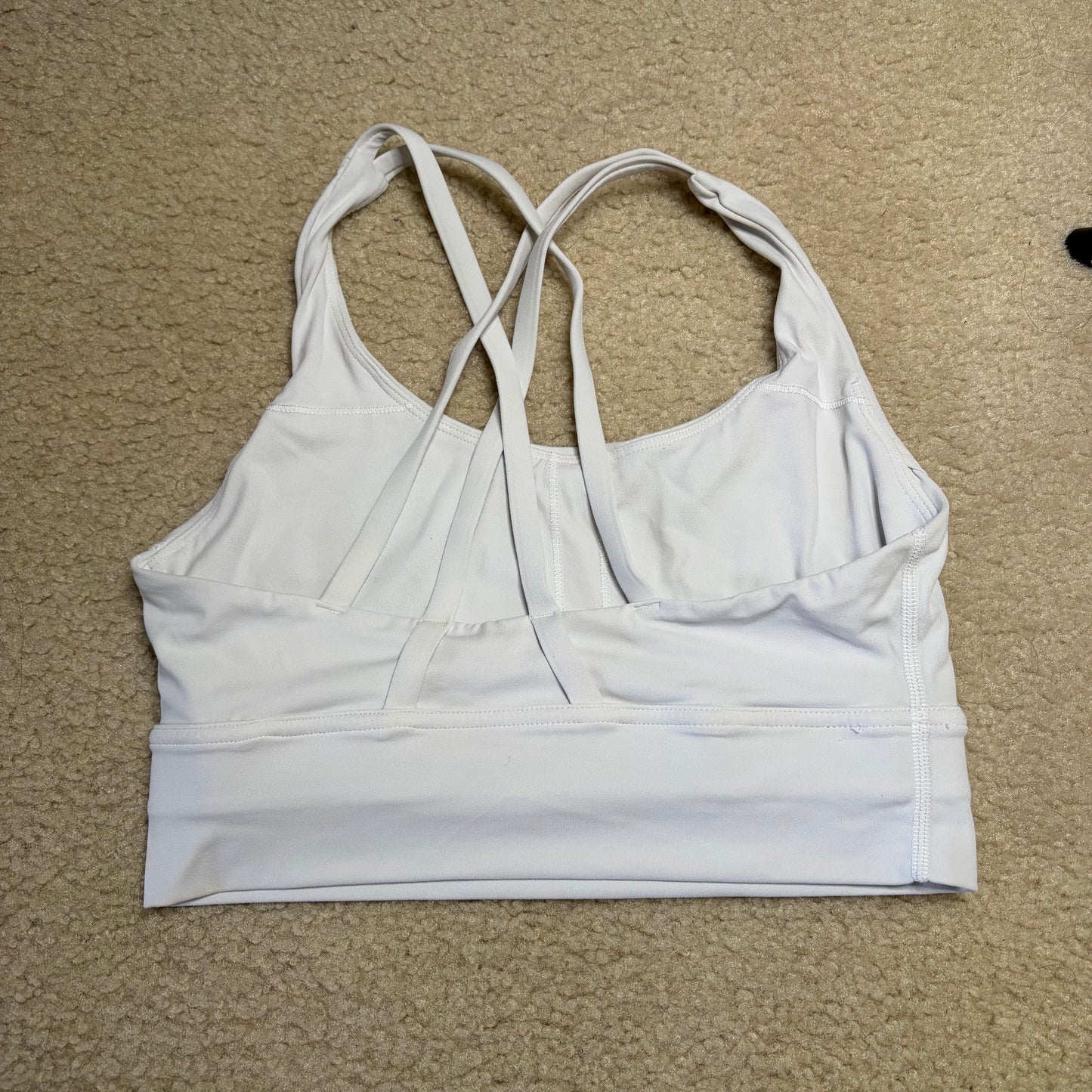 Womens Size Small White Sports Bra