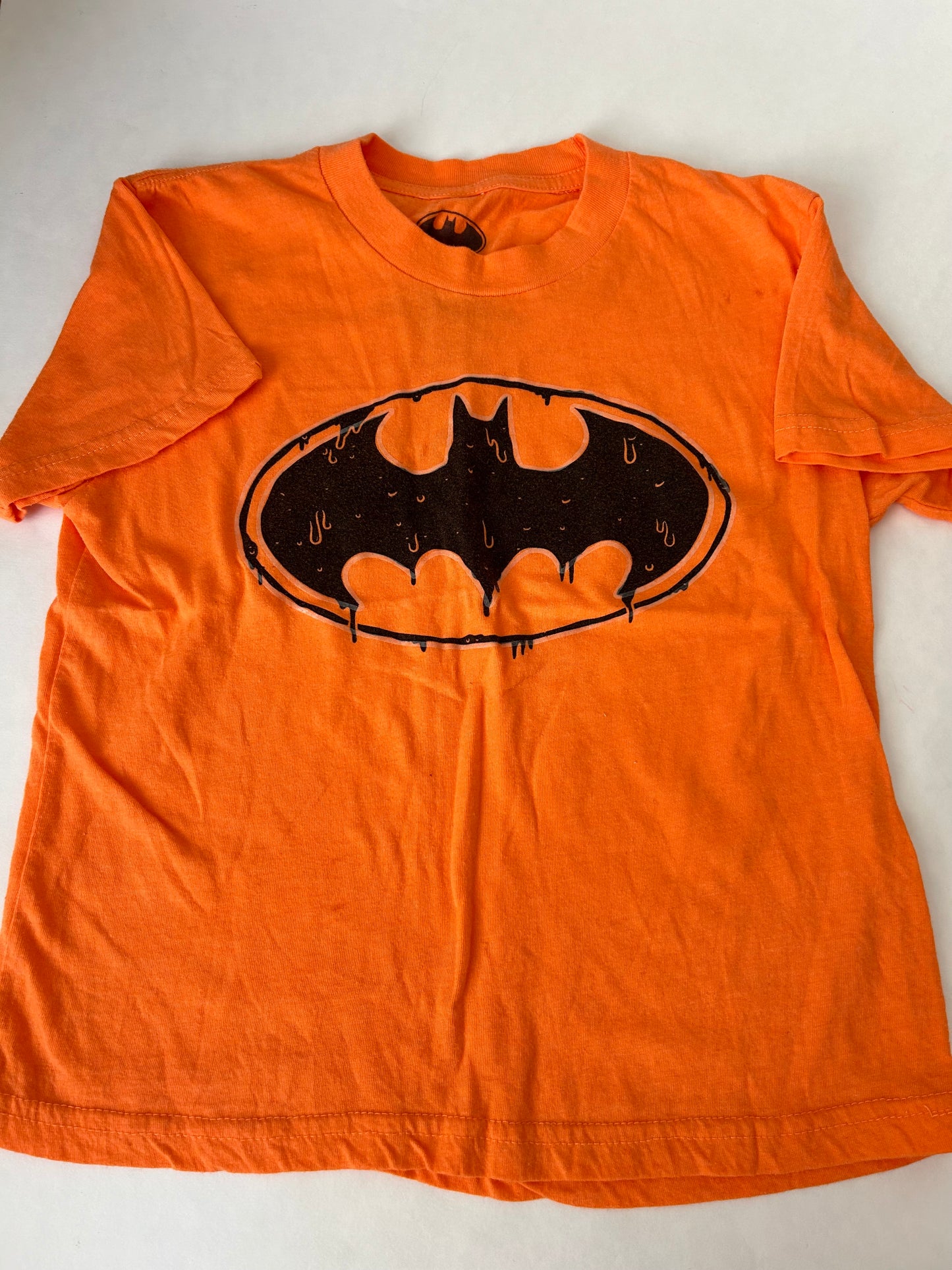 45242 Boys small Batman Halloween orange Tshirt