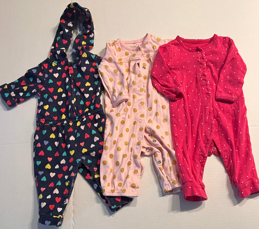 3 Month Carters rompers