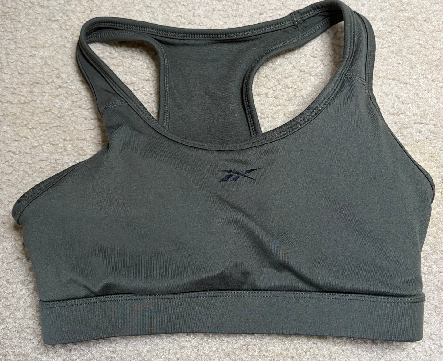 Women’s Small Reebok Olive Racerback Sports Bra