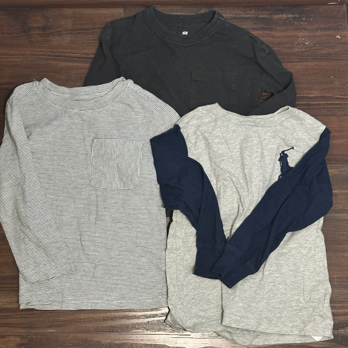 #48 Boys Long Sleeve Shirt Bundle 3T
